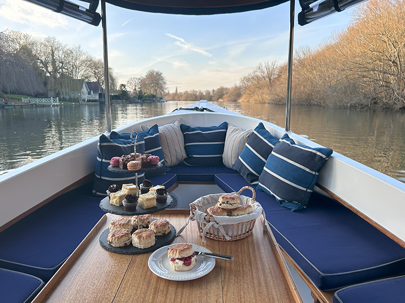 Luxury Afternoon Tea on the Thames at Windsor, Berkshire